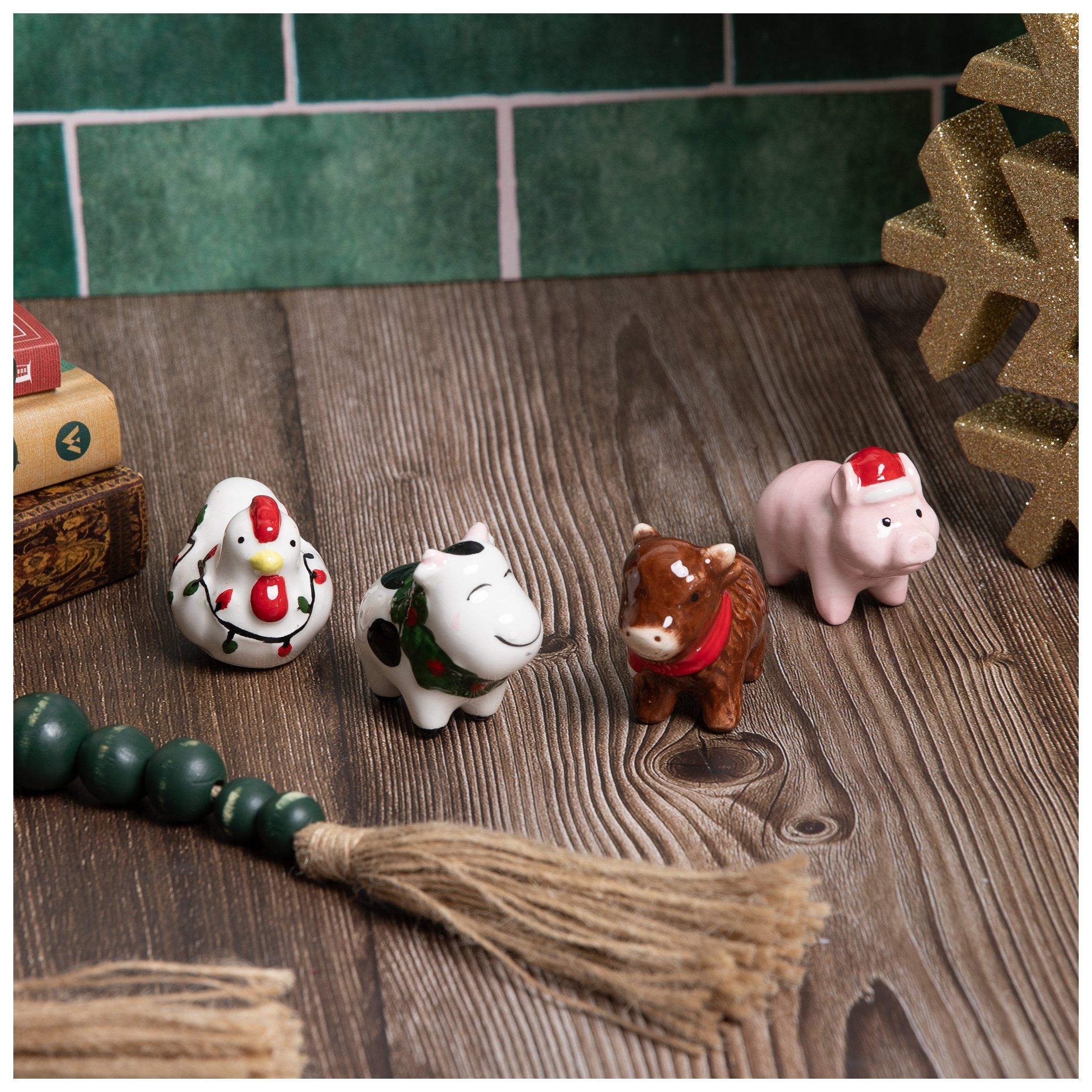 Mini Dolomite Holiday Animal Figurines | Hobby Lobby | 6441109
