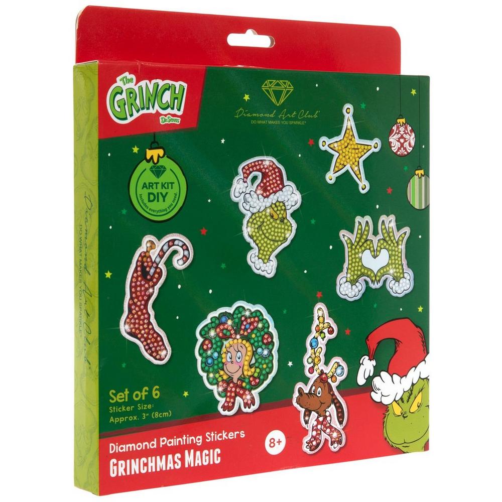 Grinchmas Magic Diamond Painting Sticker Kit | Hobby Lobby | 6444338