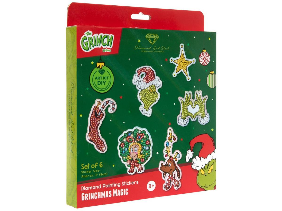 Grinchmas Magic Diamond Painting Sticker Kit | Hobby Lobby | 6444338