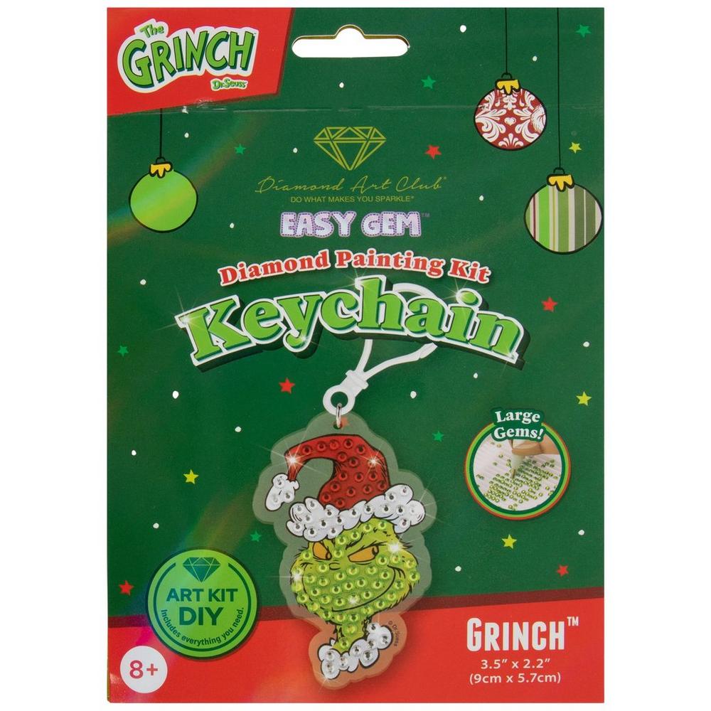 Grinch Head Keychain Diamond Art Kit | Hobby Lobby | 6444339