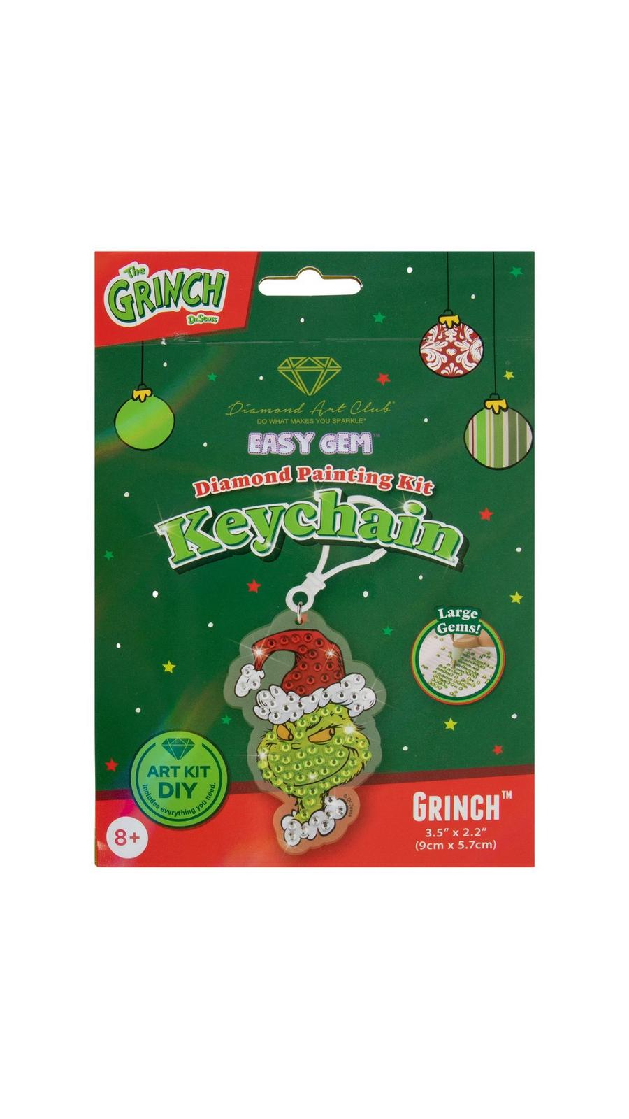 Grinch Head Keychain Diamond Art Kit | Hobby Lobby | 6444339