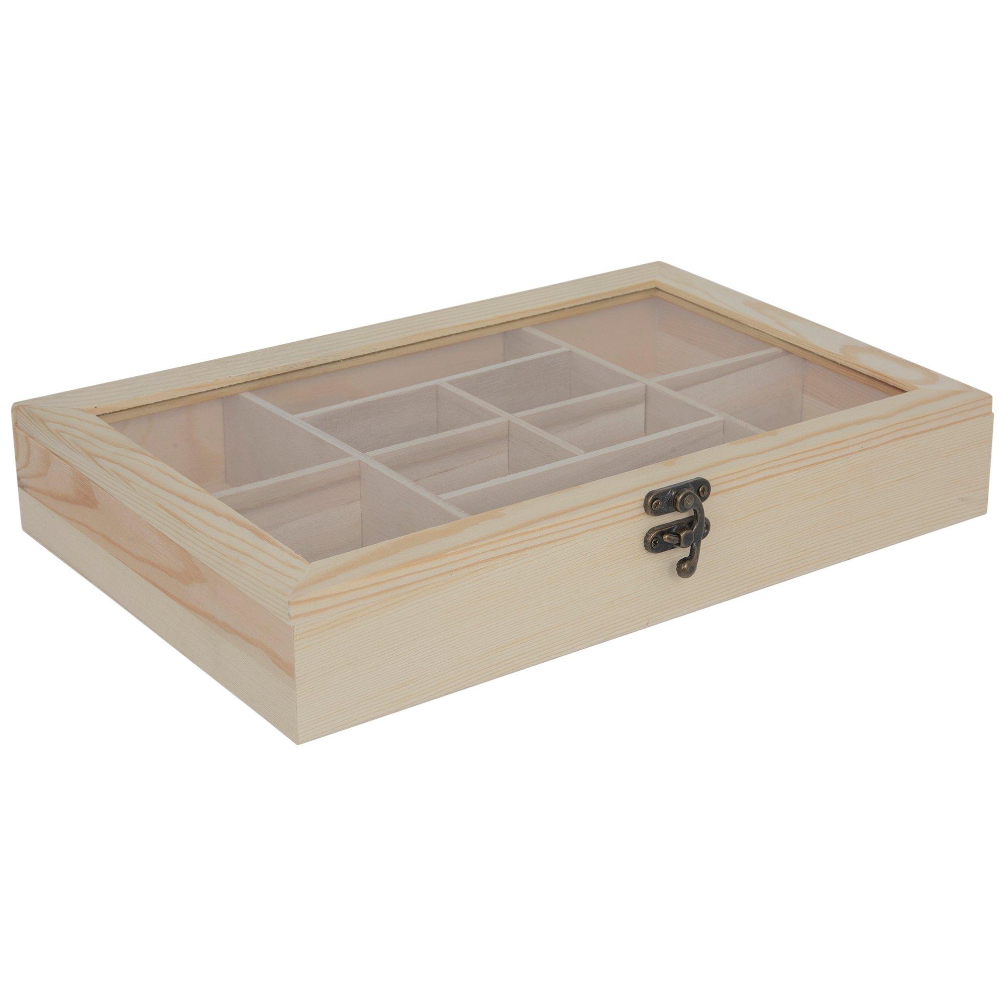 Wood Jewelry Box With Compartments, Hobby Lobby
