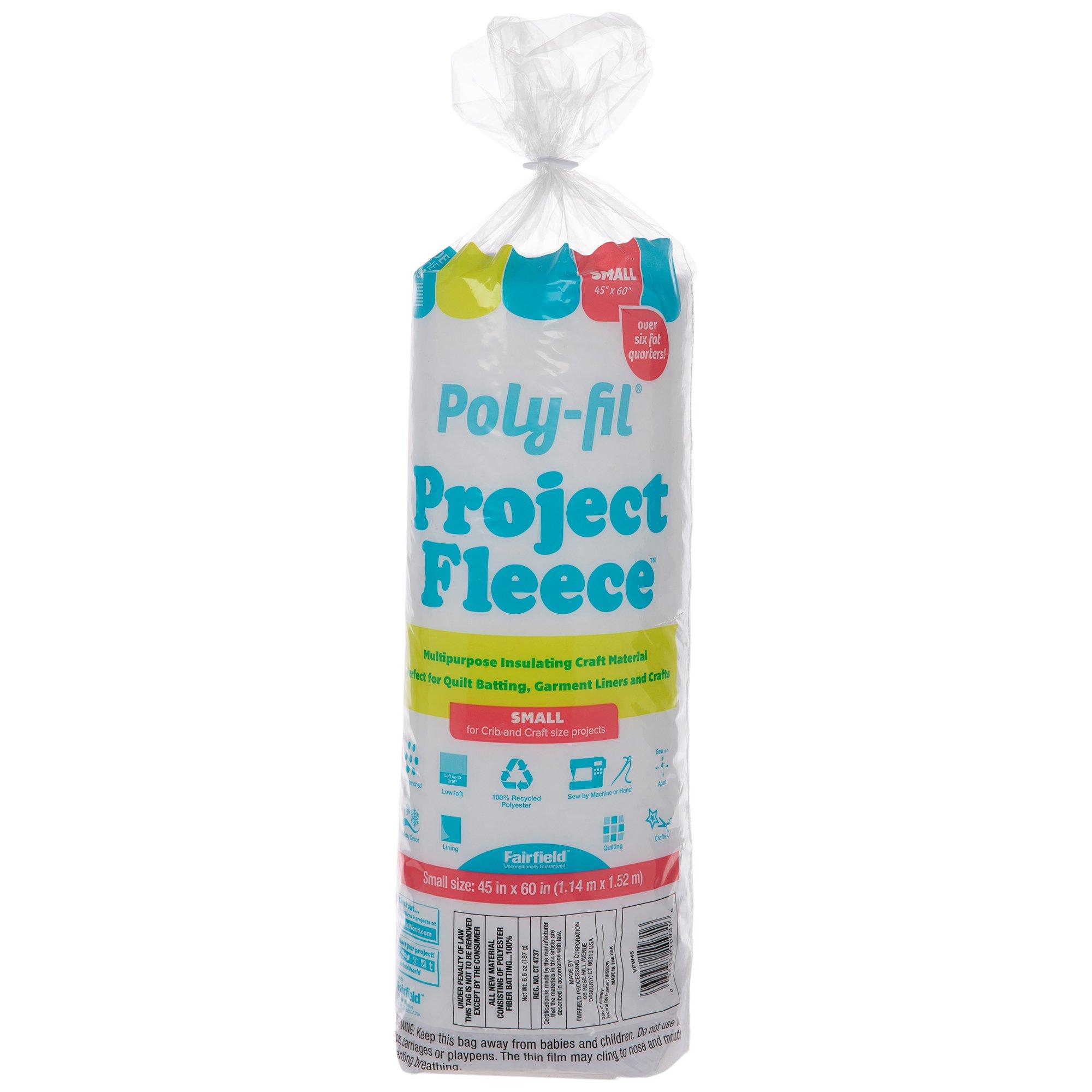 Soft N Crafty by Poly-fil Loft Quilt Batting Crib Size 45x60 inch Loft 1 -  NEW