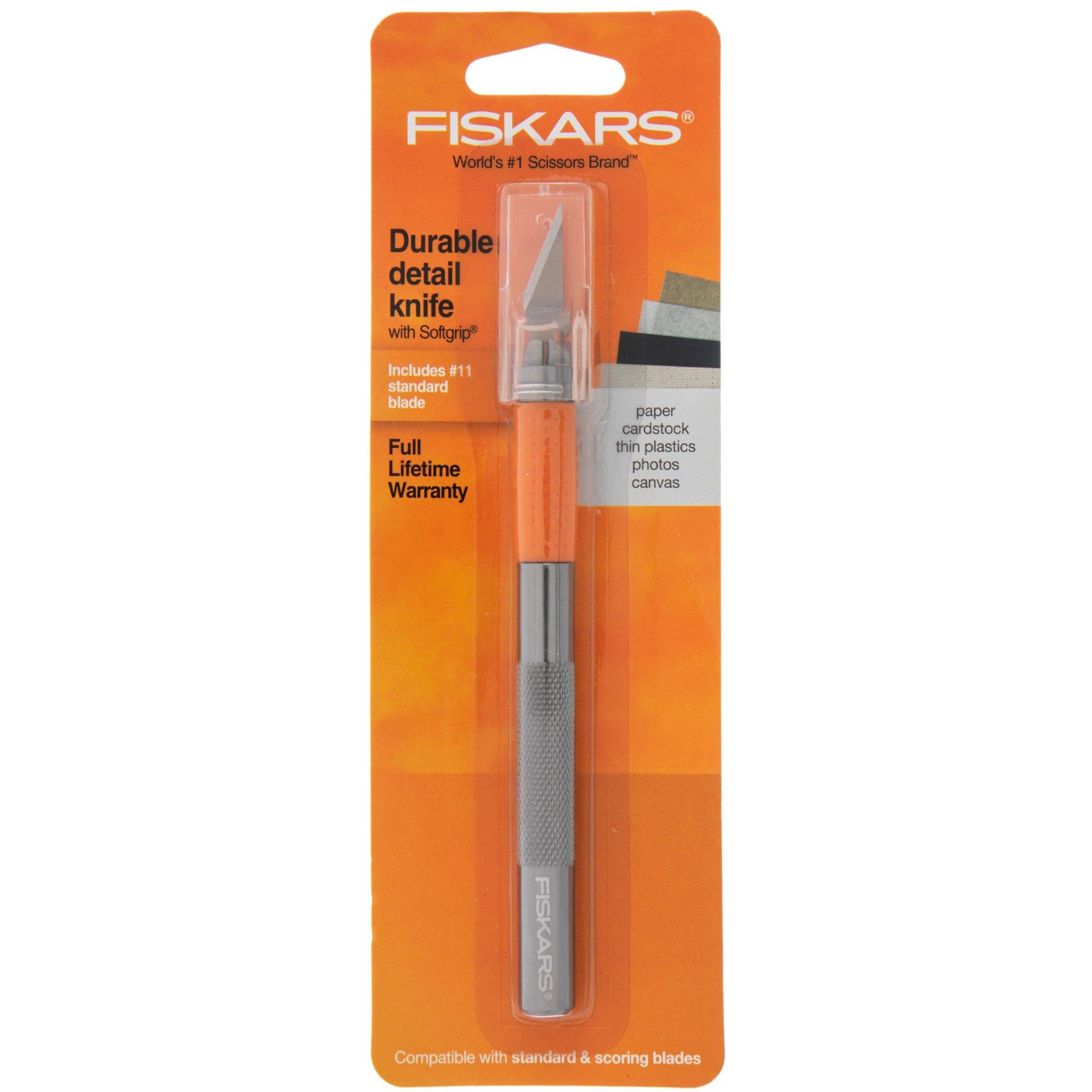 Fiskars Heavy Duty Knife with Sharpener Green - Fiskars Heavy Duty Knife  with Sharpener Green