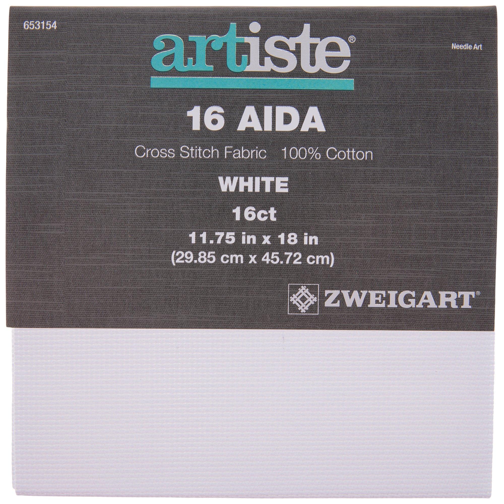 16 Count Black Aida Fabric 21x36