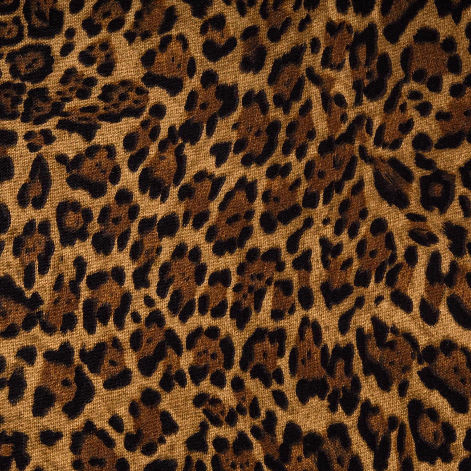 Brown Leopard Print Apparel Fabric | Hobby Lobby | 654798