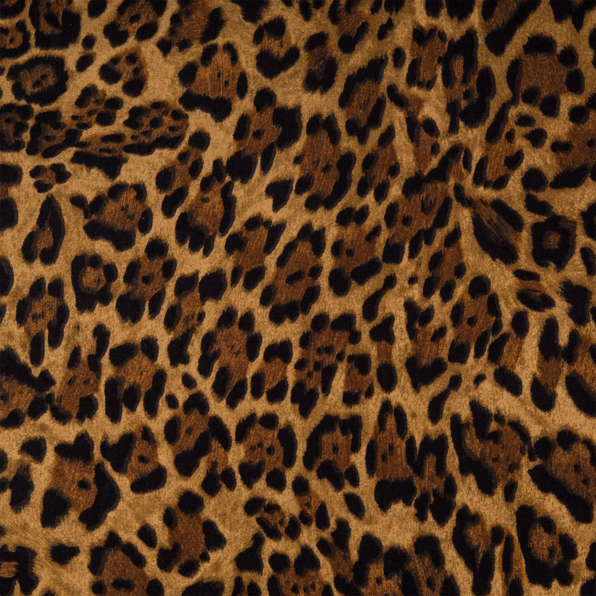 Brown Jaguar Print Apparel Fabric Hobby Lobby 654798