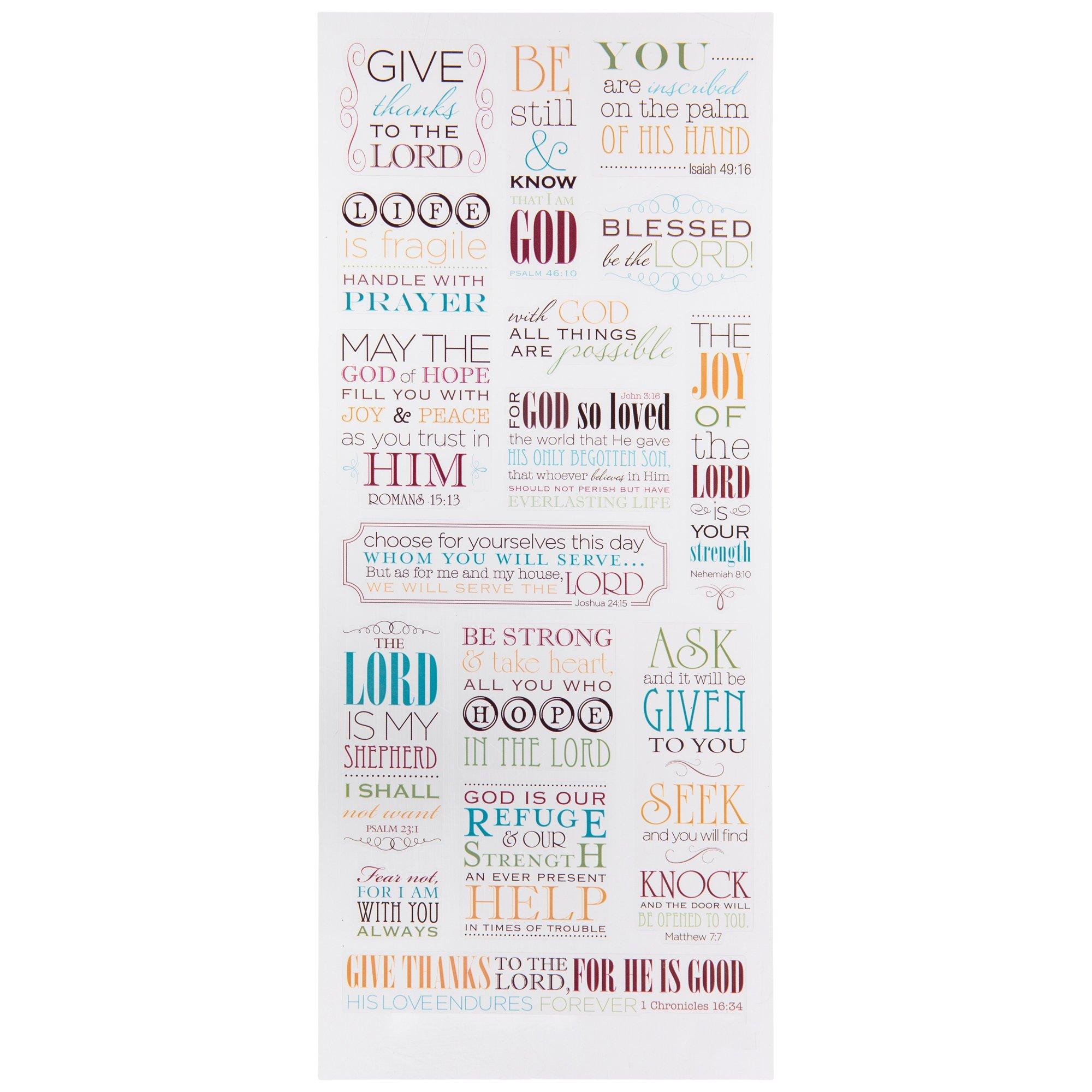 Religious Subway Art Stickers Hobby Lobby 655159