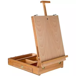 Cancun Solid Wooden Adjustable Tabletop Artist Studio Easel - Sturdy  Beechwood Drawing Table, Easel - Kroger