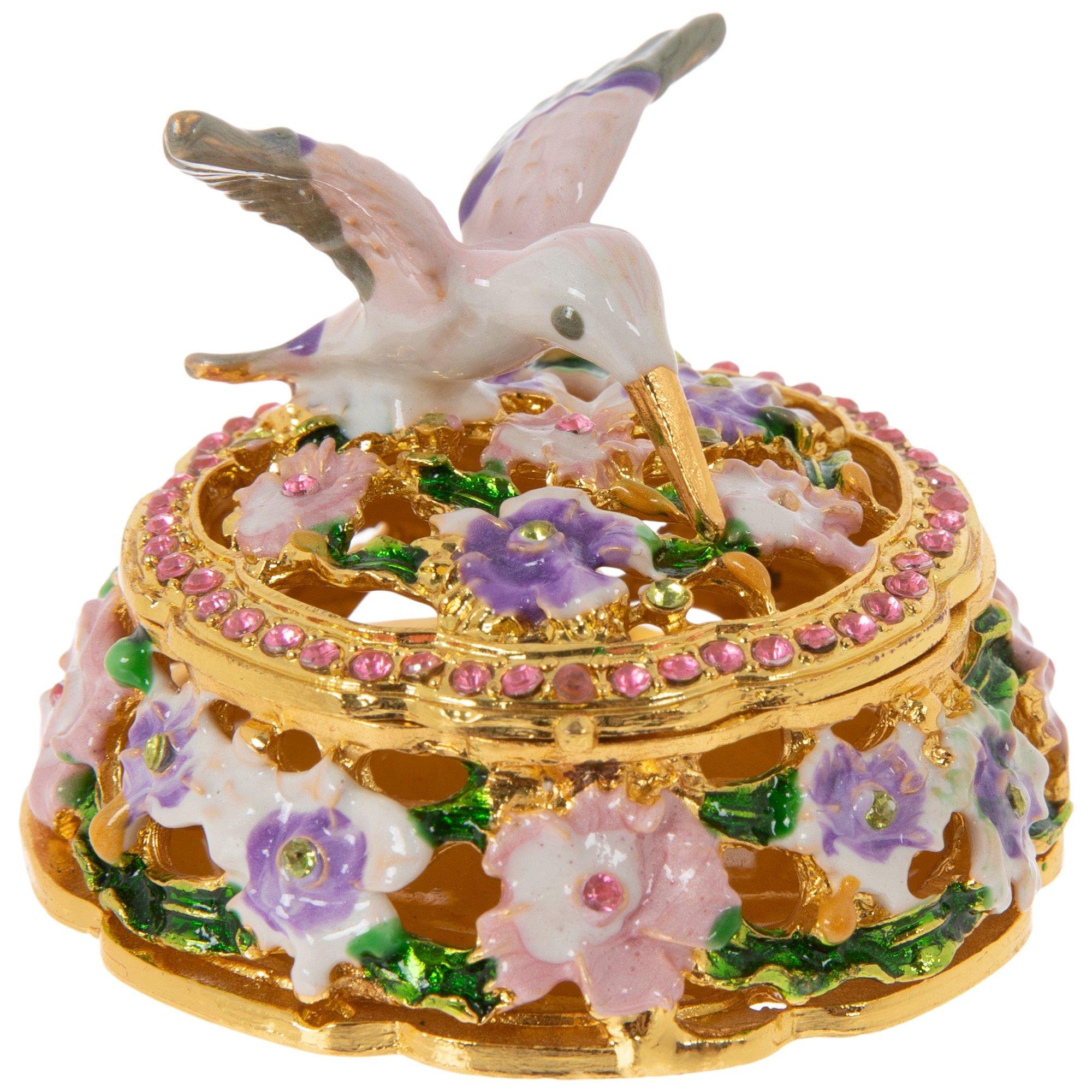 Pink Swan Rhinestone Jewelry Box | Hobby Lobby | 2508851