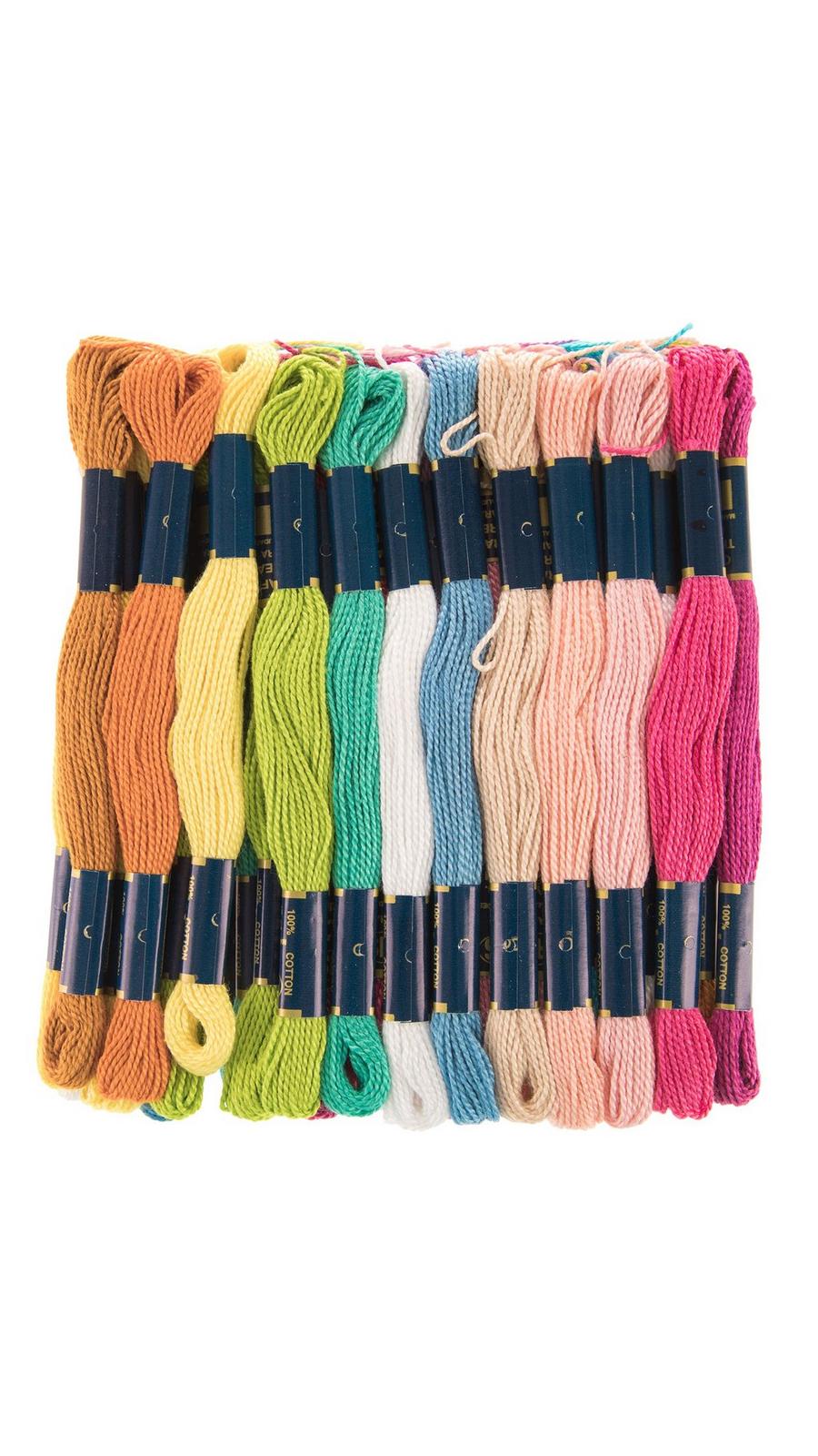 LE PAON 500 Gram Cone Embroidery Floss - Green 699, 6-Strand Mercerized Cotton For Cross Stitch & Crafts