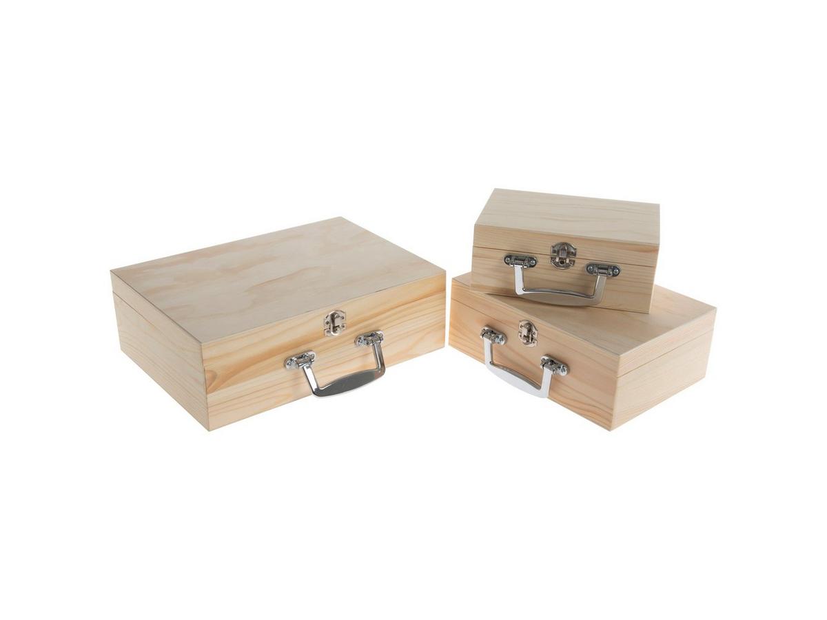 Wood Box With Handle Set | Hobby Lobby | 662536