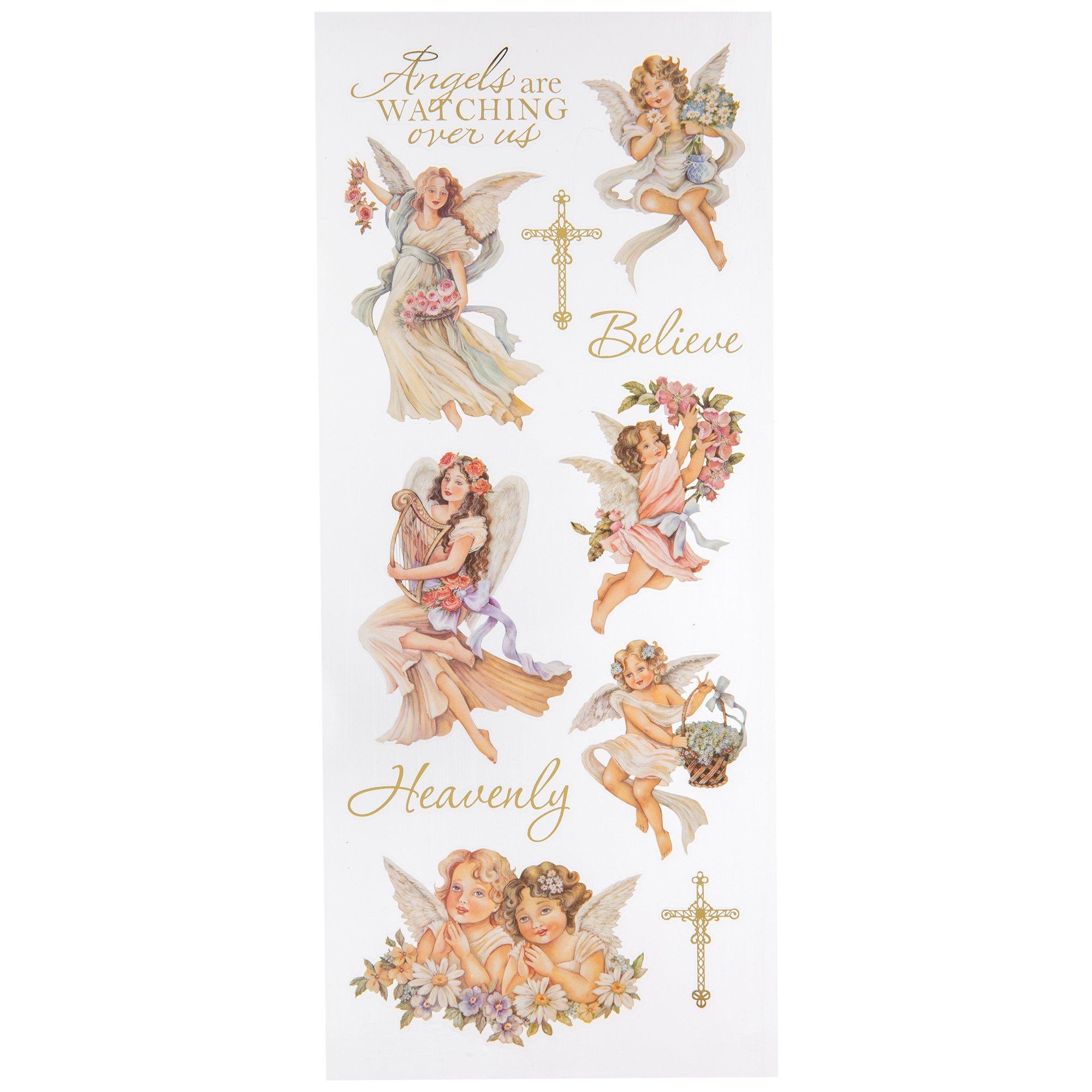 Heavenly Angels Foil Stickers | Hobby Lobby | 662650