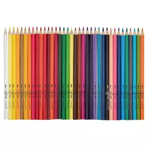 Colored Pencils, Hex Penholder Sketch Pencils Presharpened for Family (36  Colors)