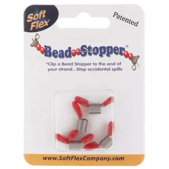 Beadstopper Mini Bead Stoppers 8/Pkg, Metal