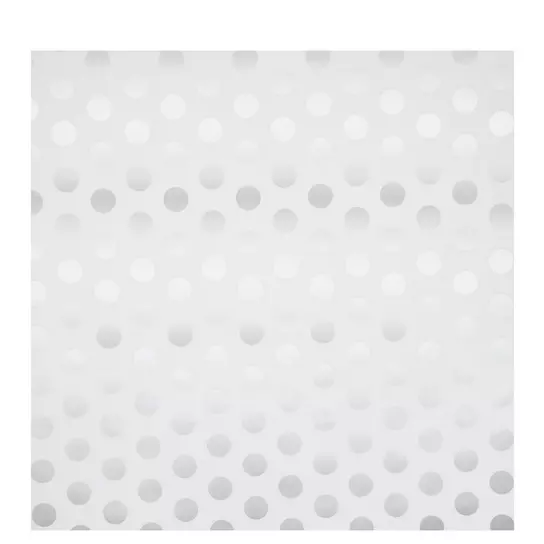 Hallmark Silver Polka Dot Wrapping Paper