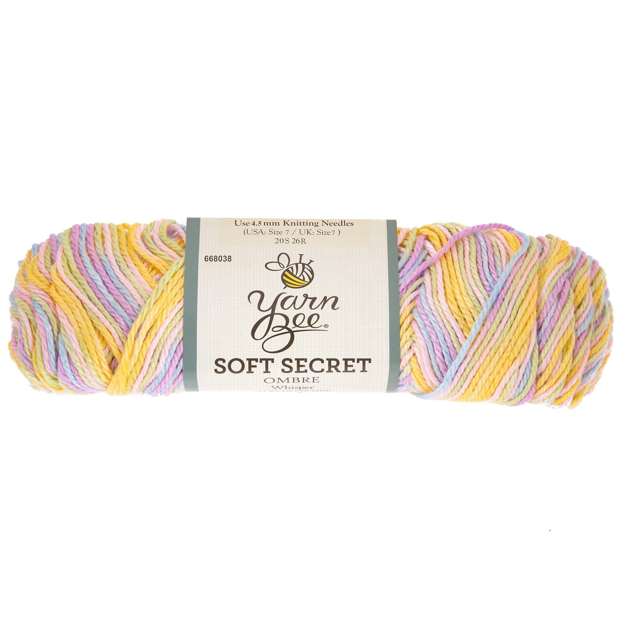 1 Skein ( Skeins Available from 3 Colors) Yarn Bee Soft & Sleek