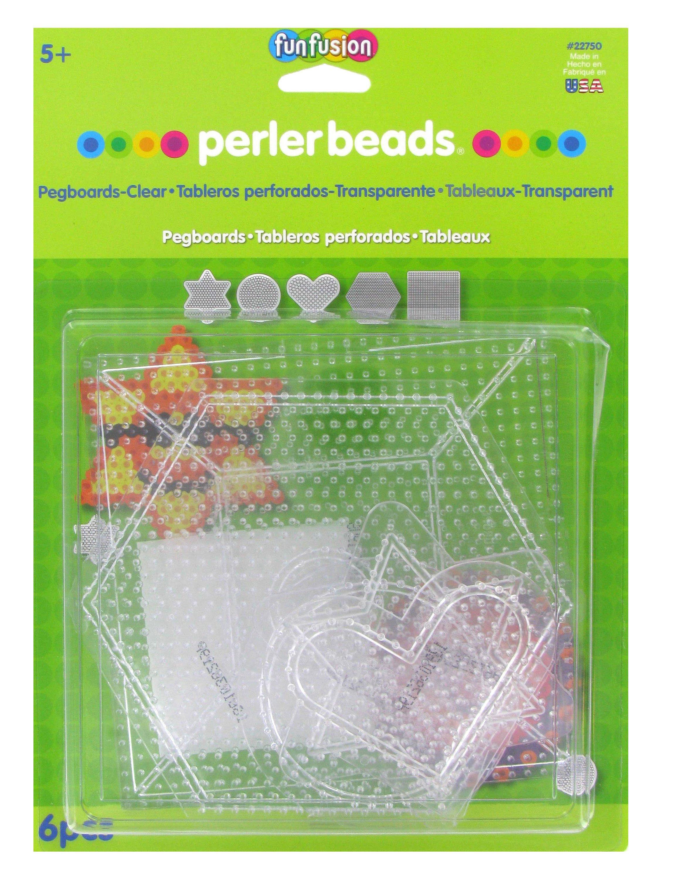  Perler Beads Extra Large Clear Pegboard : Arts, Crafts & Sewing