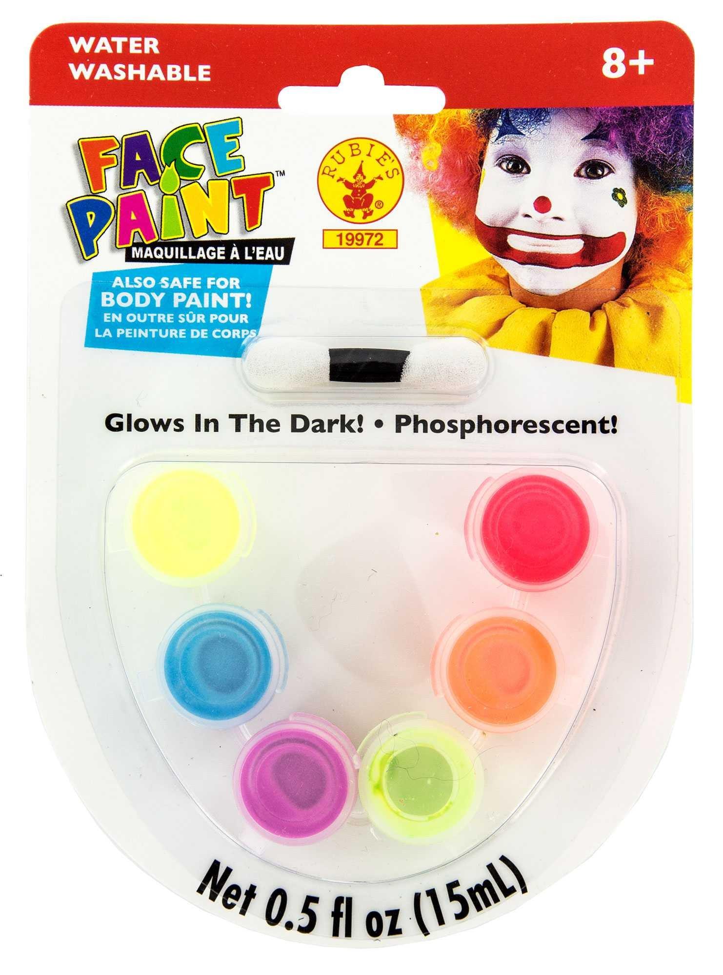 GlowInTheDark Face Paint Makeup Mini Pots Hobby Lobby 671057