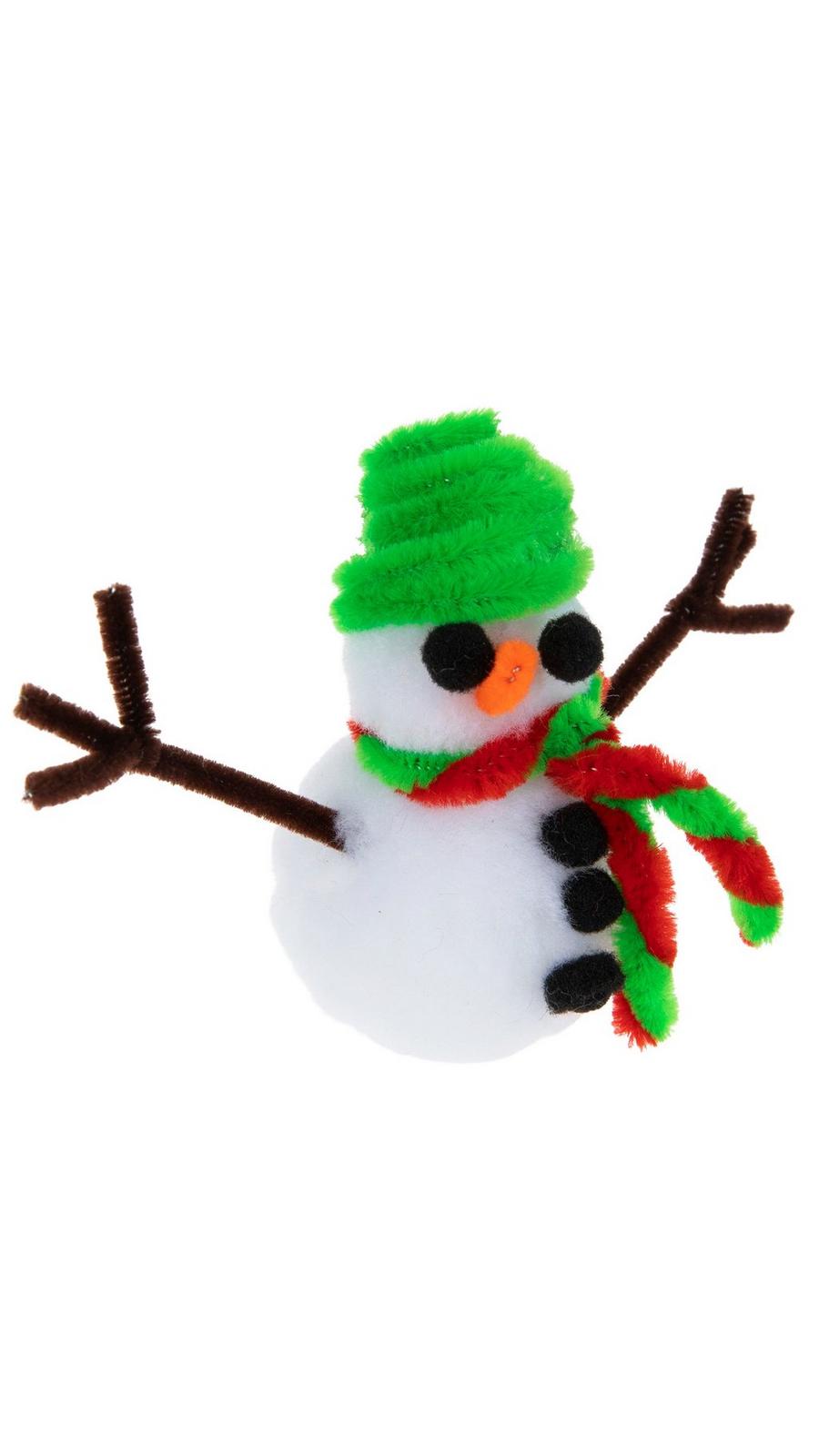 Snow Man - pom Snowman Pom Pom Craft Kit | Hobby Lobby | 6781330