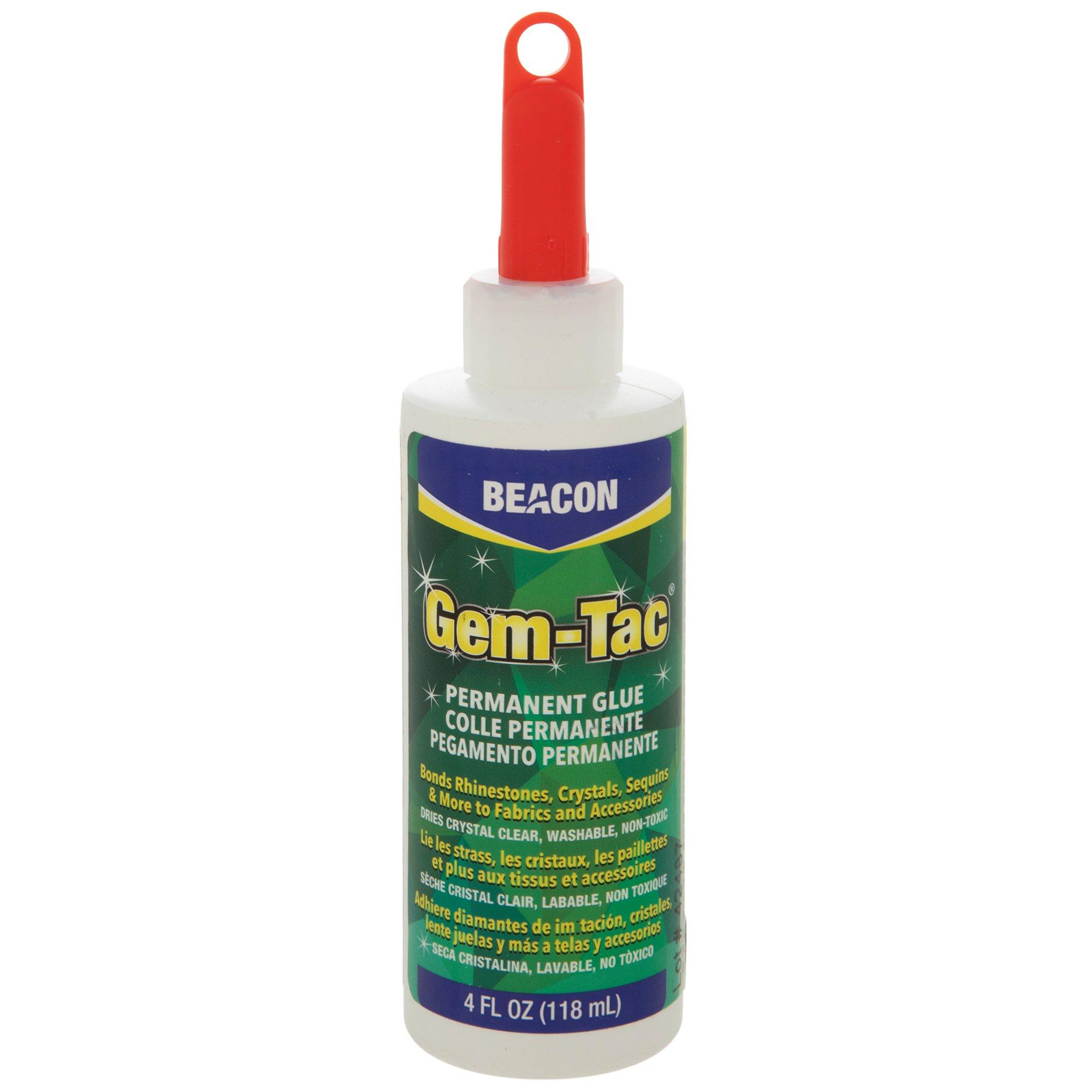 Gem-Tac Permanent Adhesive- 4 oz.