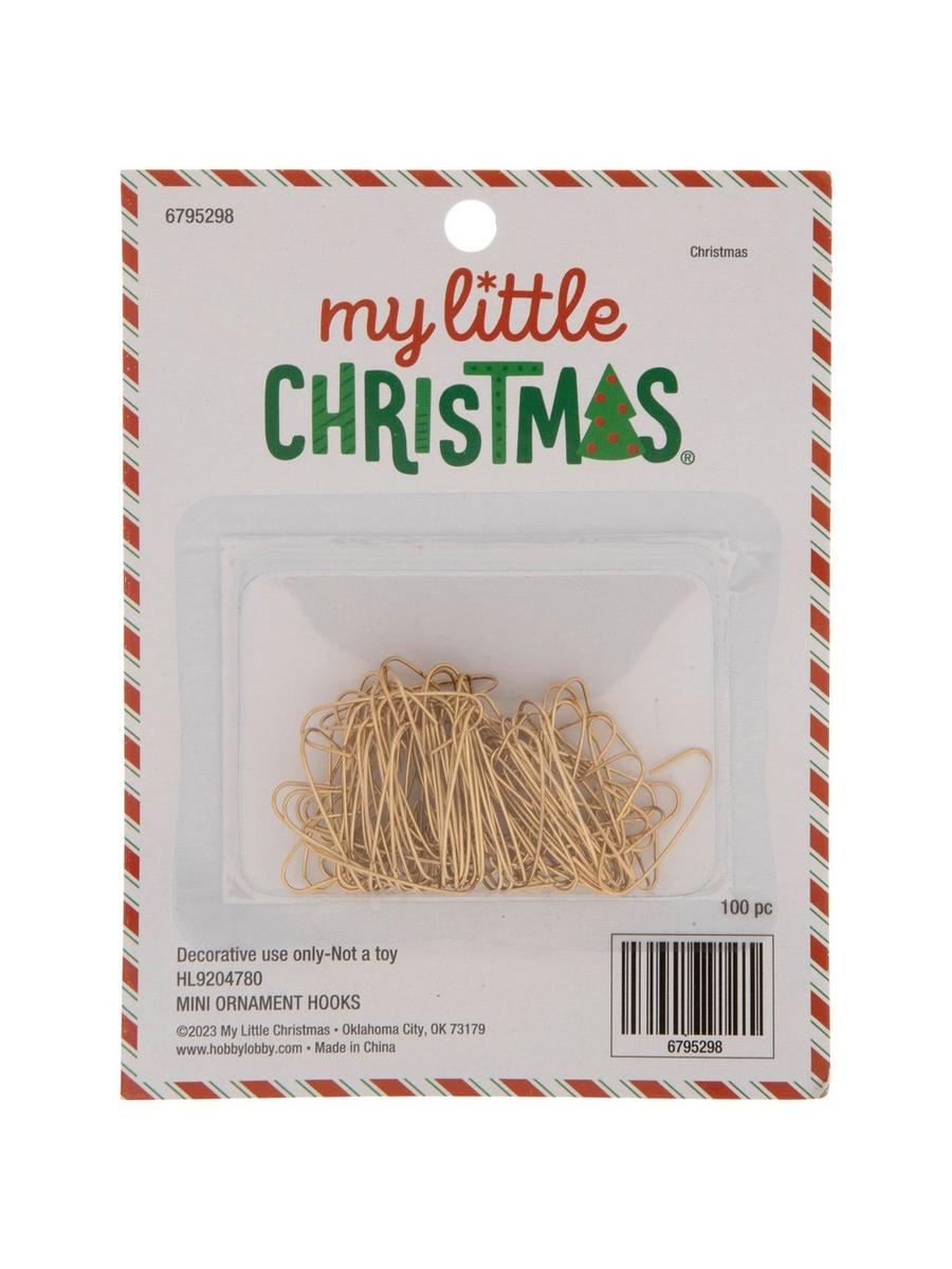 Mini Ornament Hooks | Hobby Lobby | 6795298, image size:900x1200