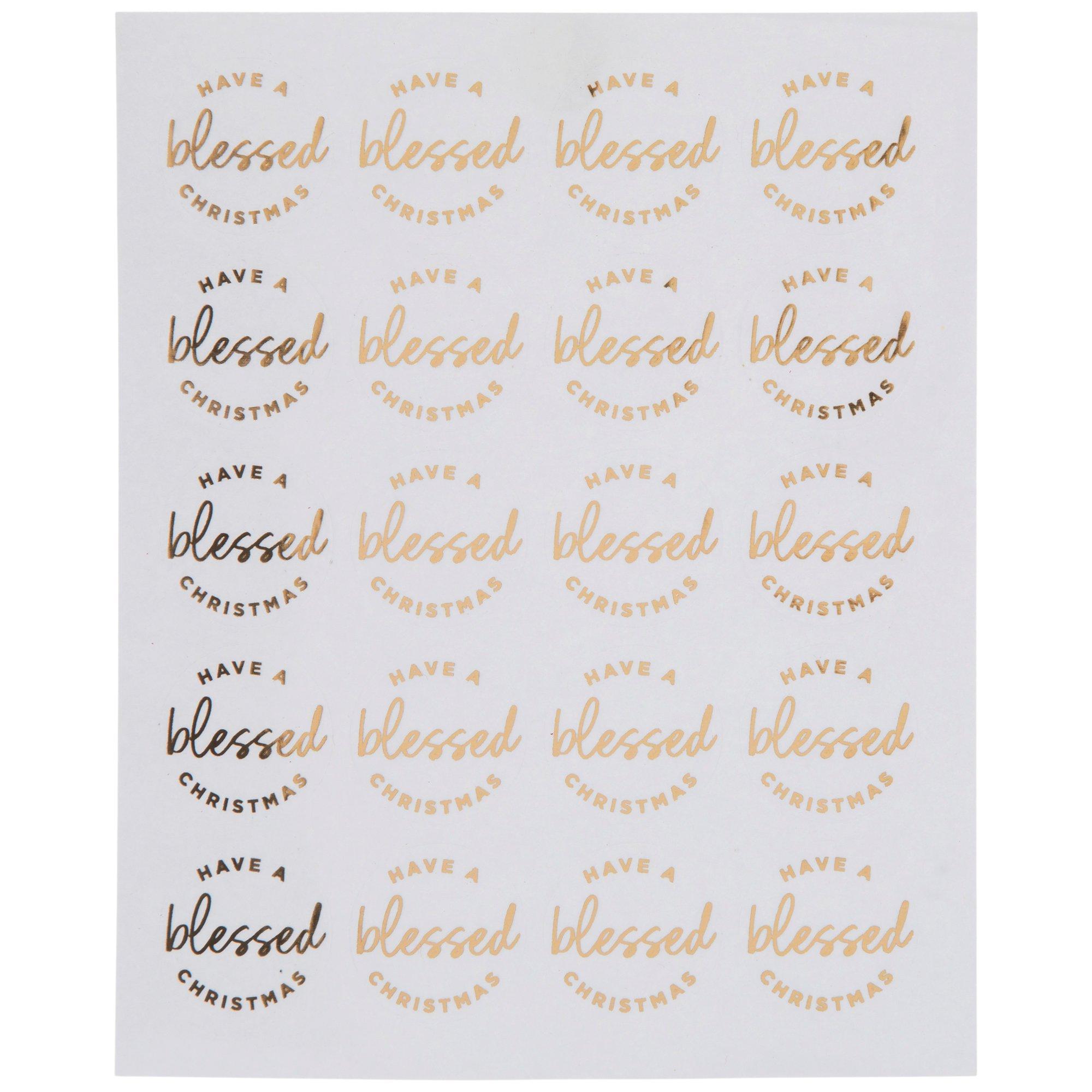 thumbnail image 2 of 48 Christmas Wreath Envelope Seals – 1.2 Inch Round Stickers Holiday Craft 2 of 4