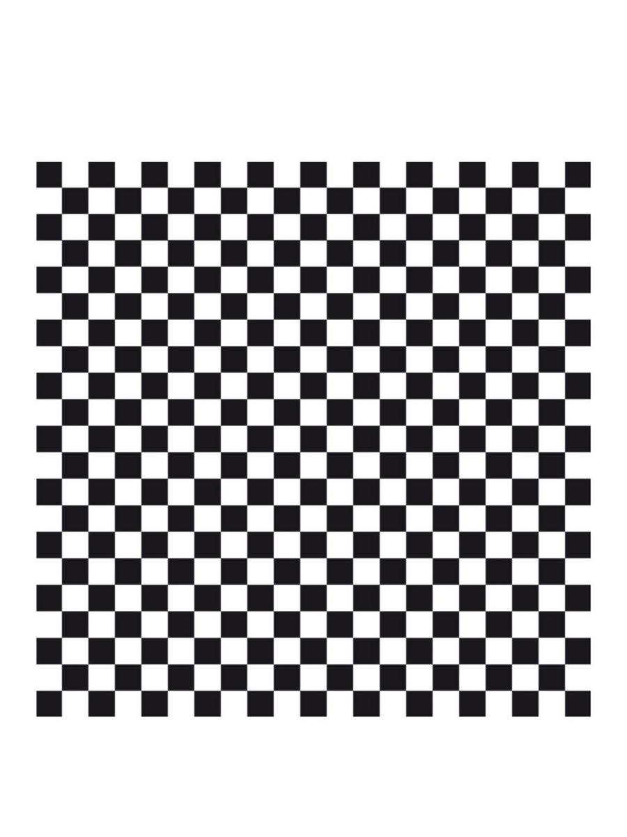 Black & White Checkered Scrapbook Paper - 12