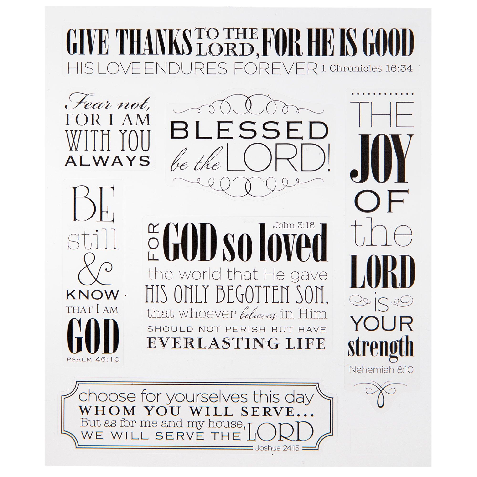 Religious Phrase Stickers Hobby Lobby 687210