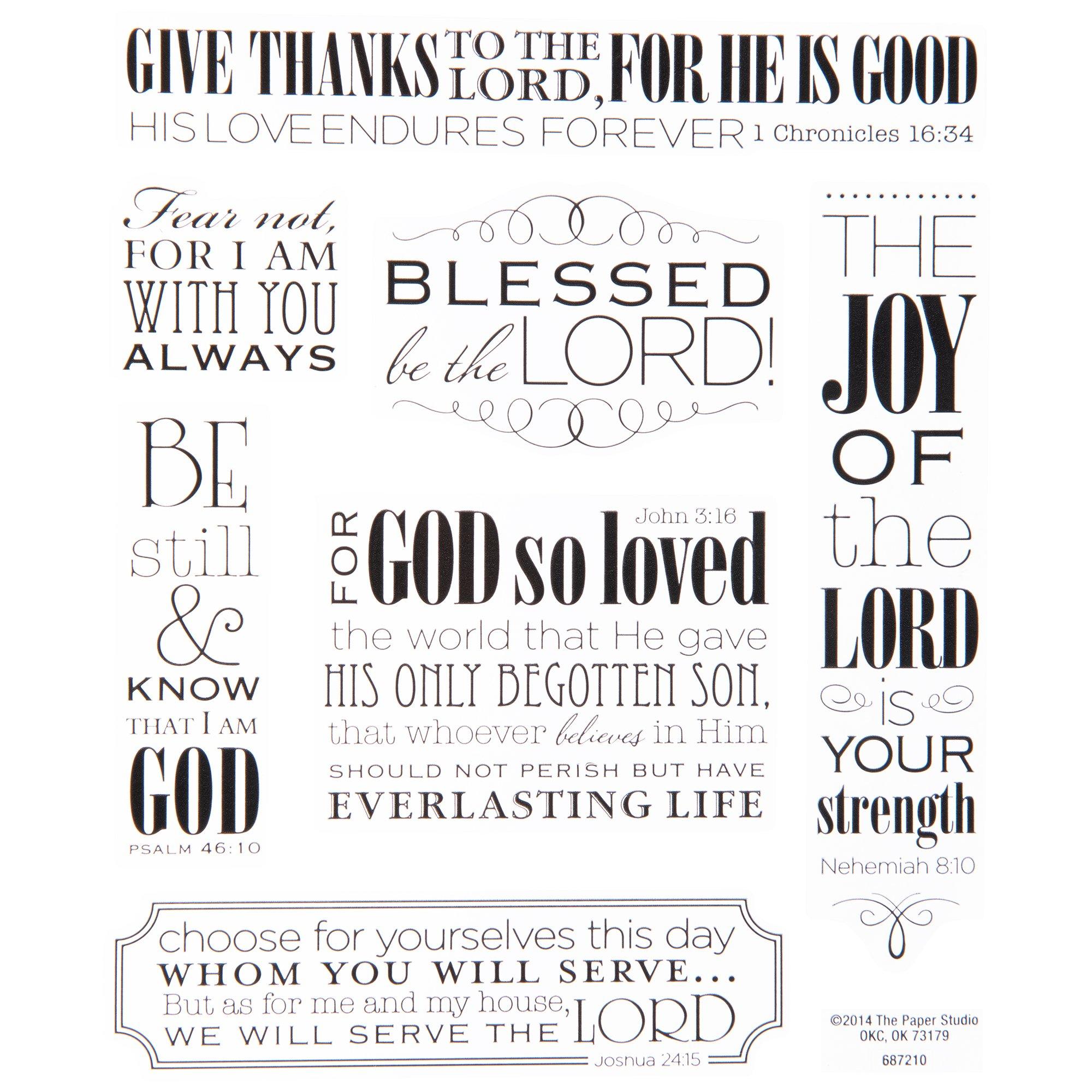 Religious Phrase Stickers Hobby Lobby 687210