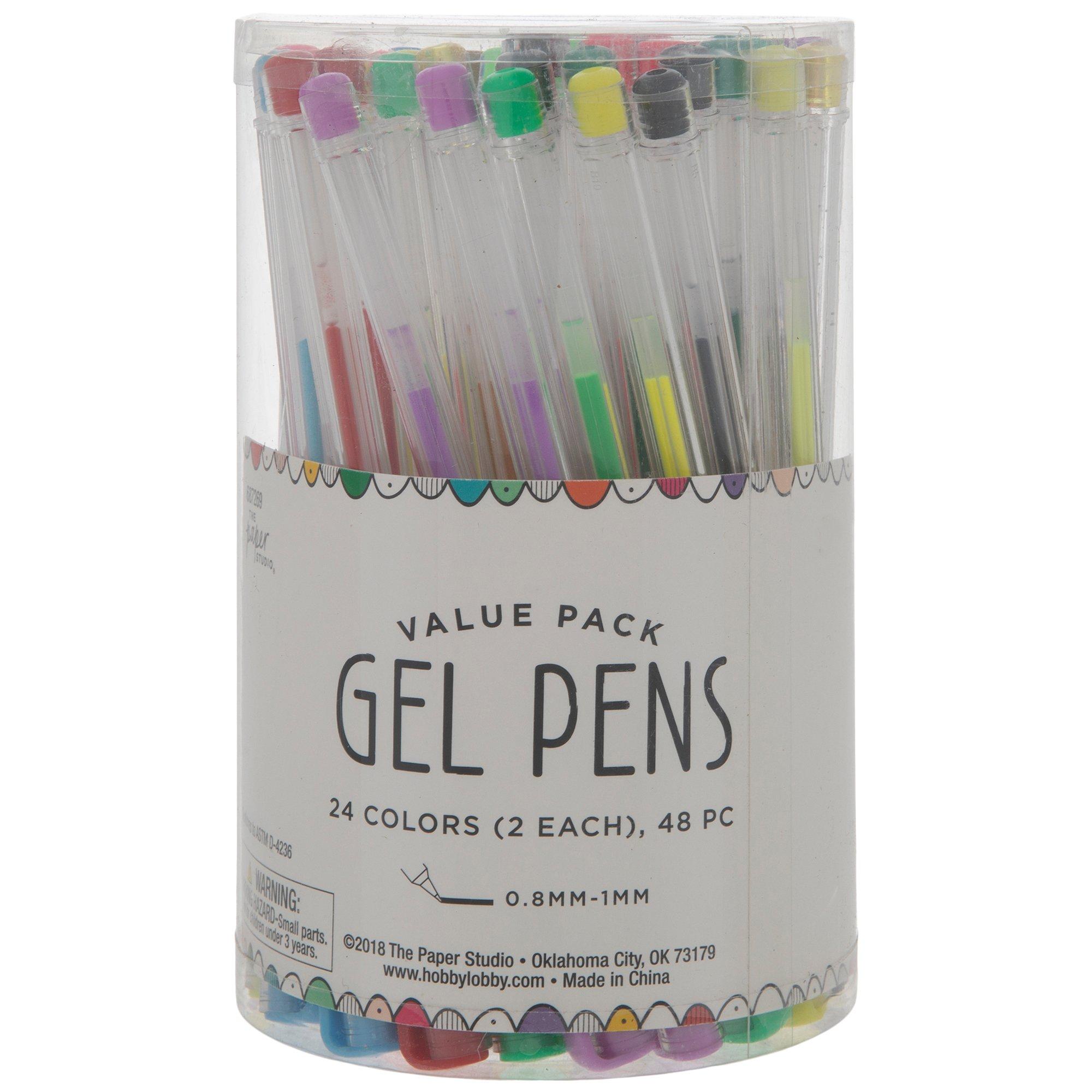 Gel Pen Value Pack 48 Piece Set Hobby Lobby 687269