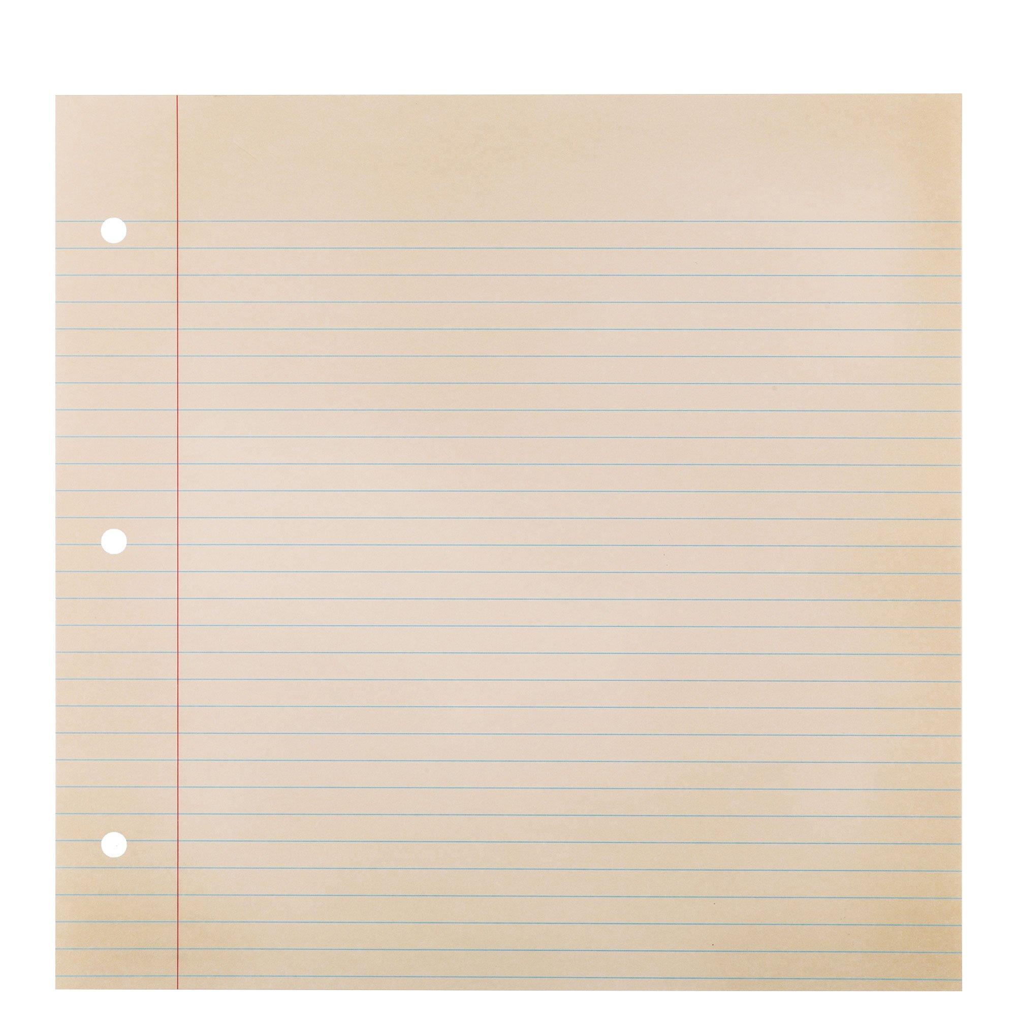 Vintage Notebook Scrapbook Paper 12" x 12" Hobby Lobby 687657