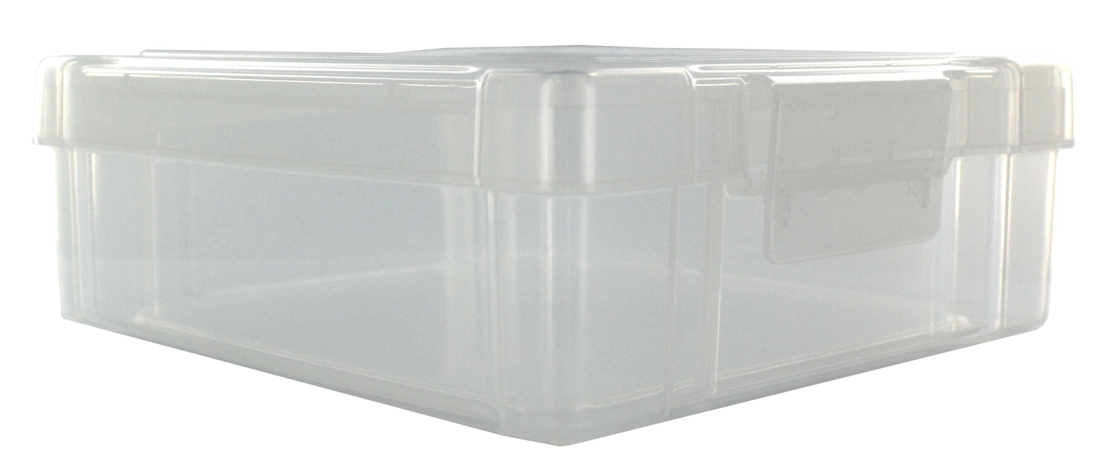 Straight Top Acrylic Container With Lid - 6x6