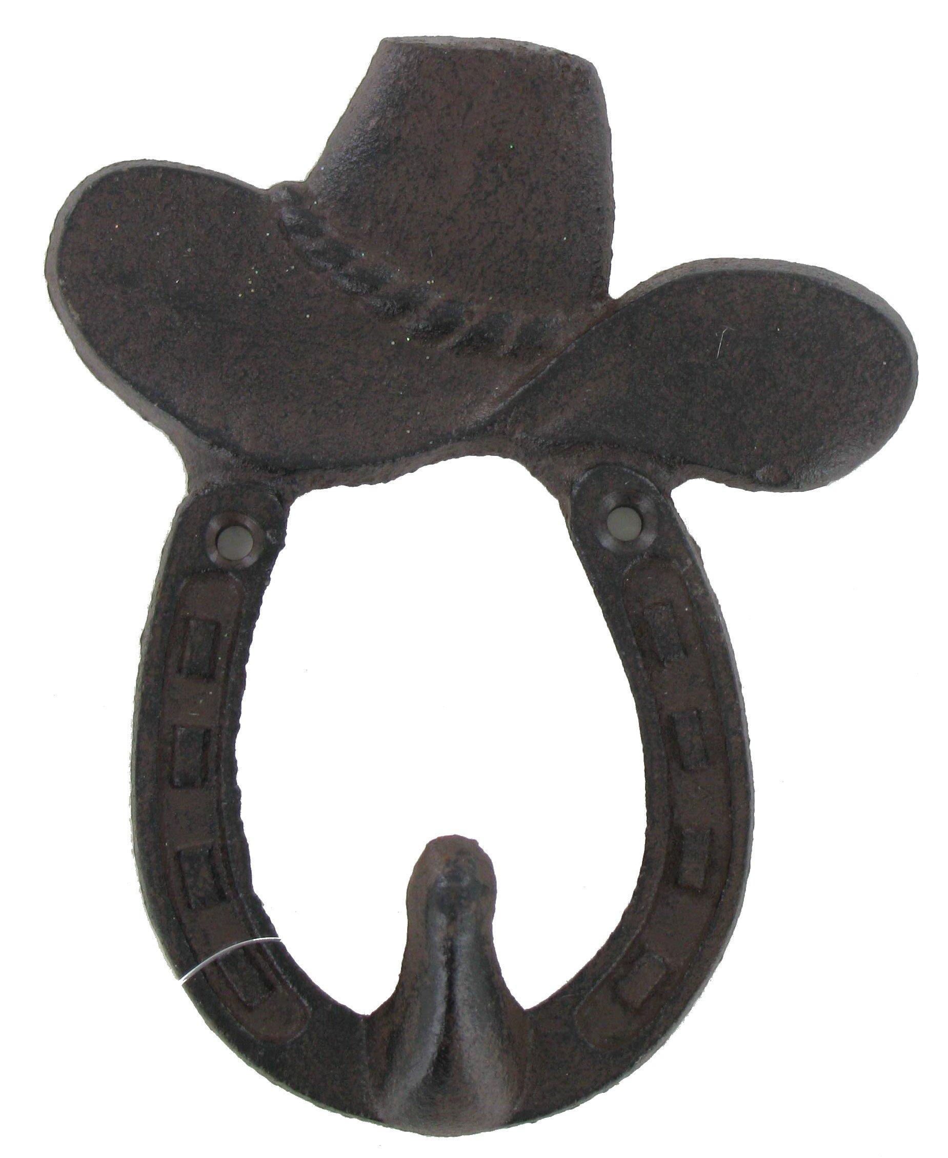 Cowboy Hat & Horseshoe Metal Wall Hook, Hobby Lobby
