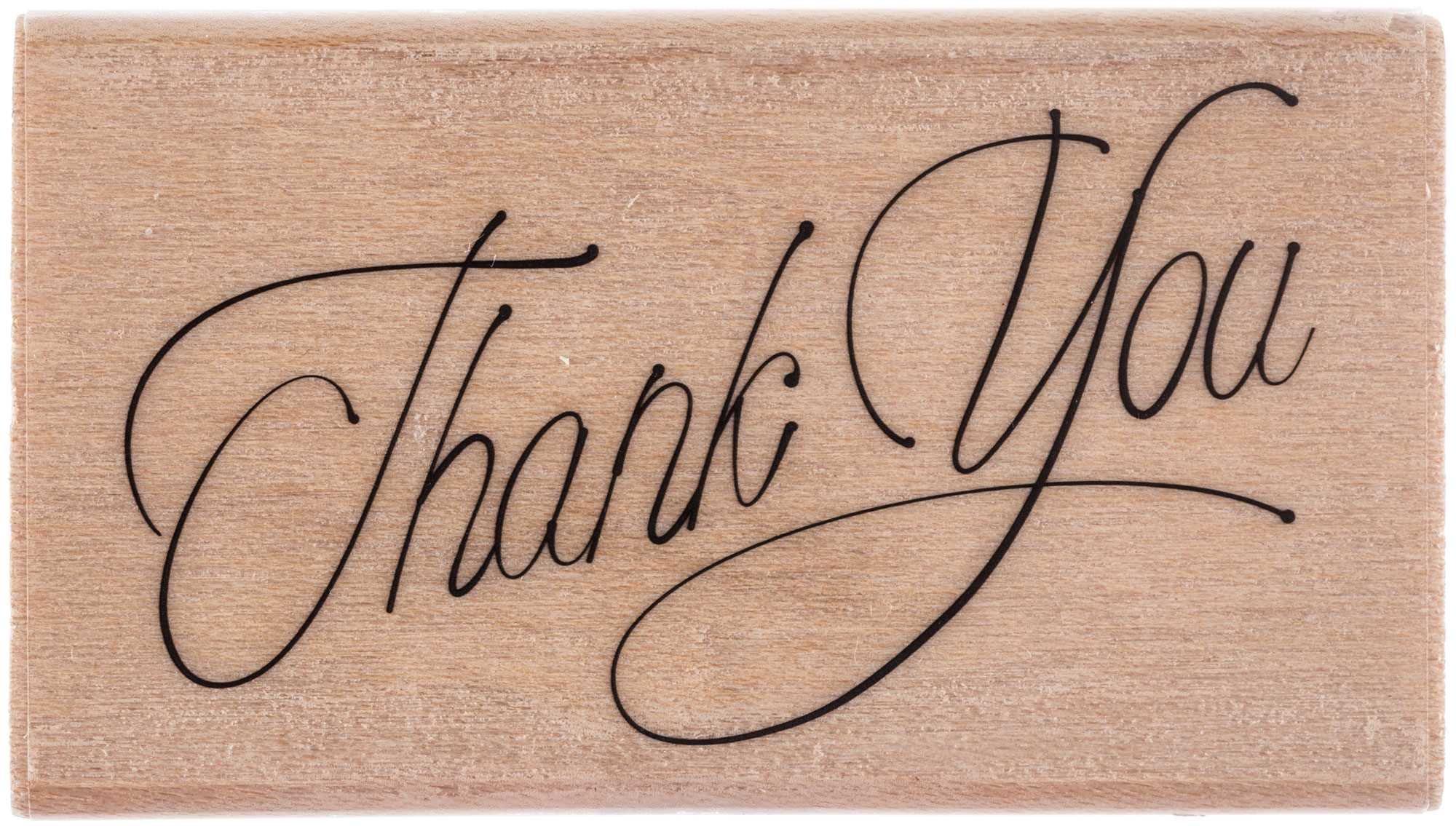 Thank You Whimsy Rubber Stamp | Hobby Lobby | 694877