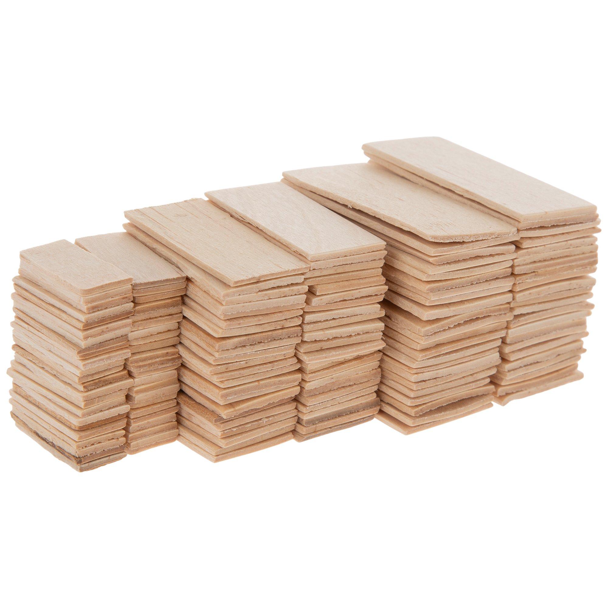 Unfinished Wood Rectangles for Crafts, 1 Inch Thick (4 Sizes, 4 Pieces),  PACK - Fry's Food Stores