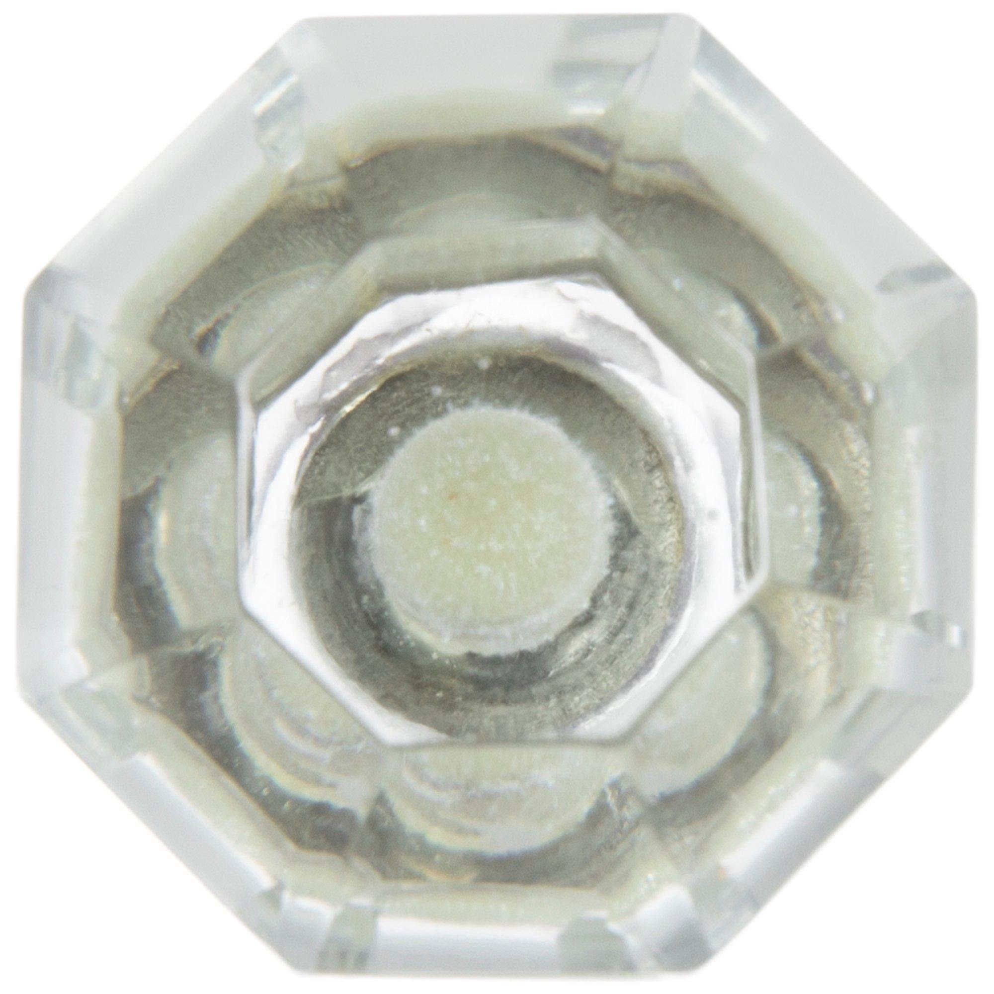 Faceted Octagon Glass Knob view 1