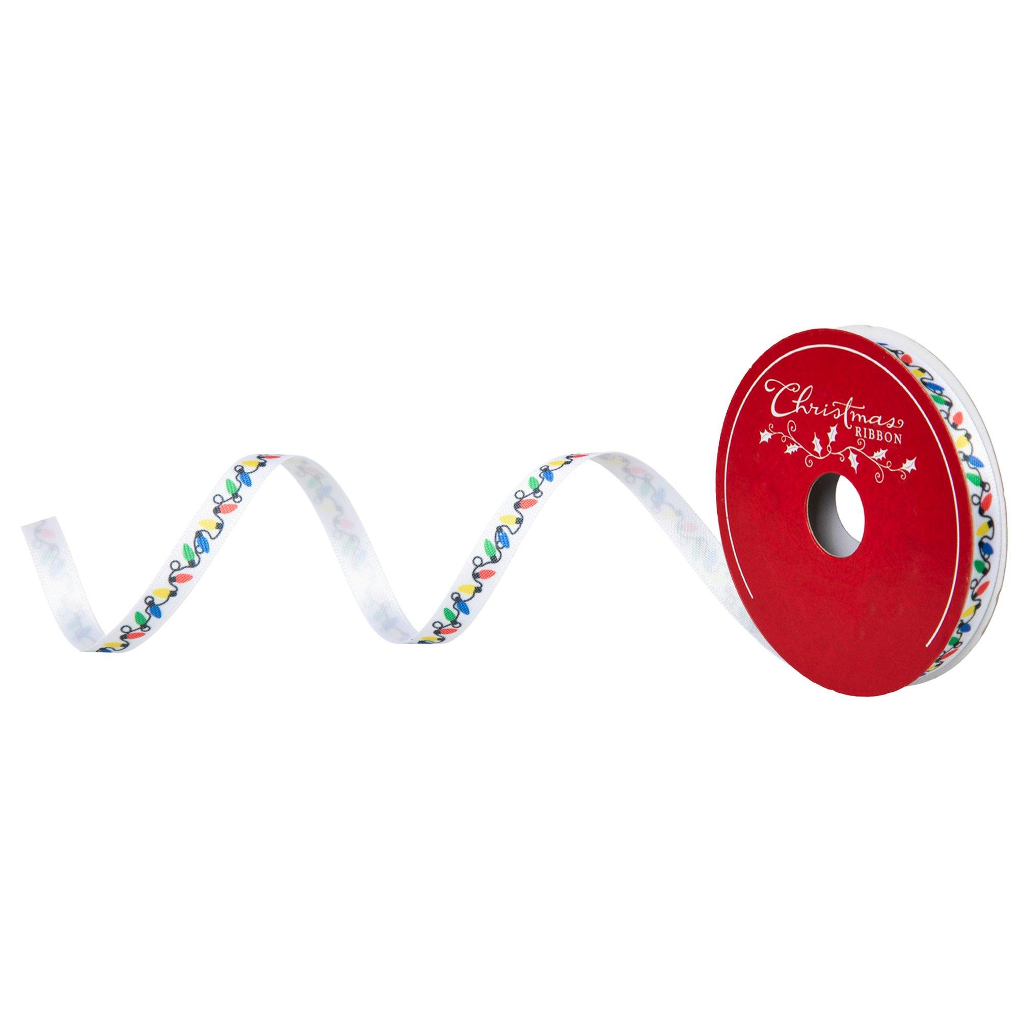 Colorful Lights Satin Ribbon - 3/8
