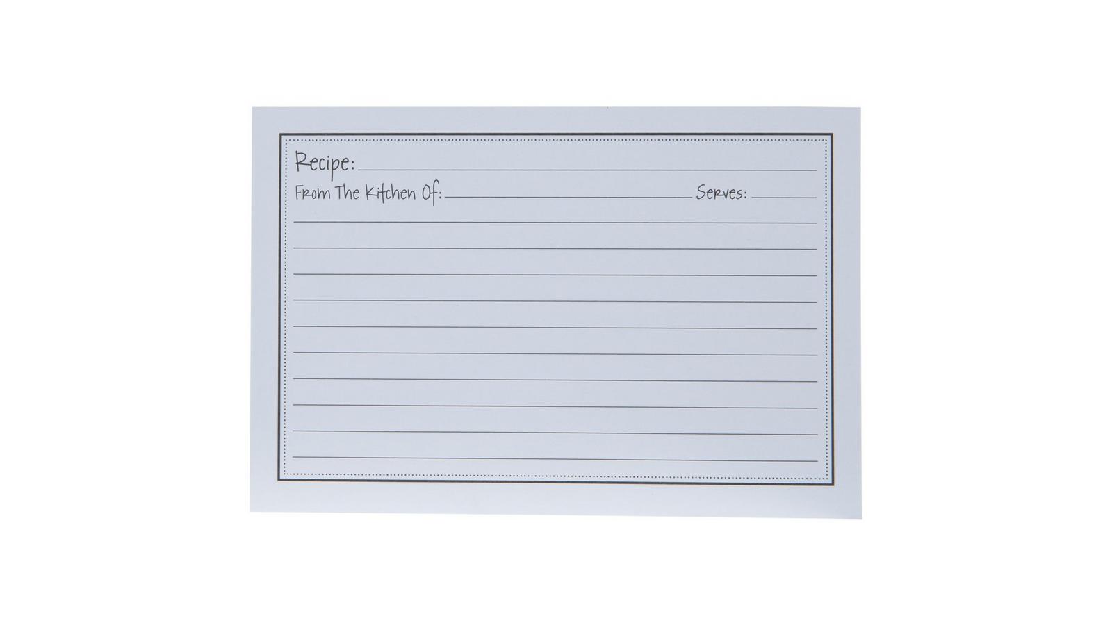 index card recipe binder Recipe Binder Kit main image 1