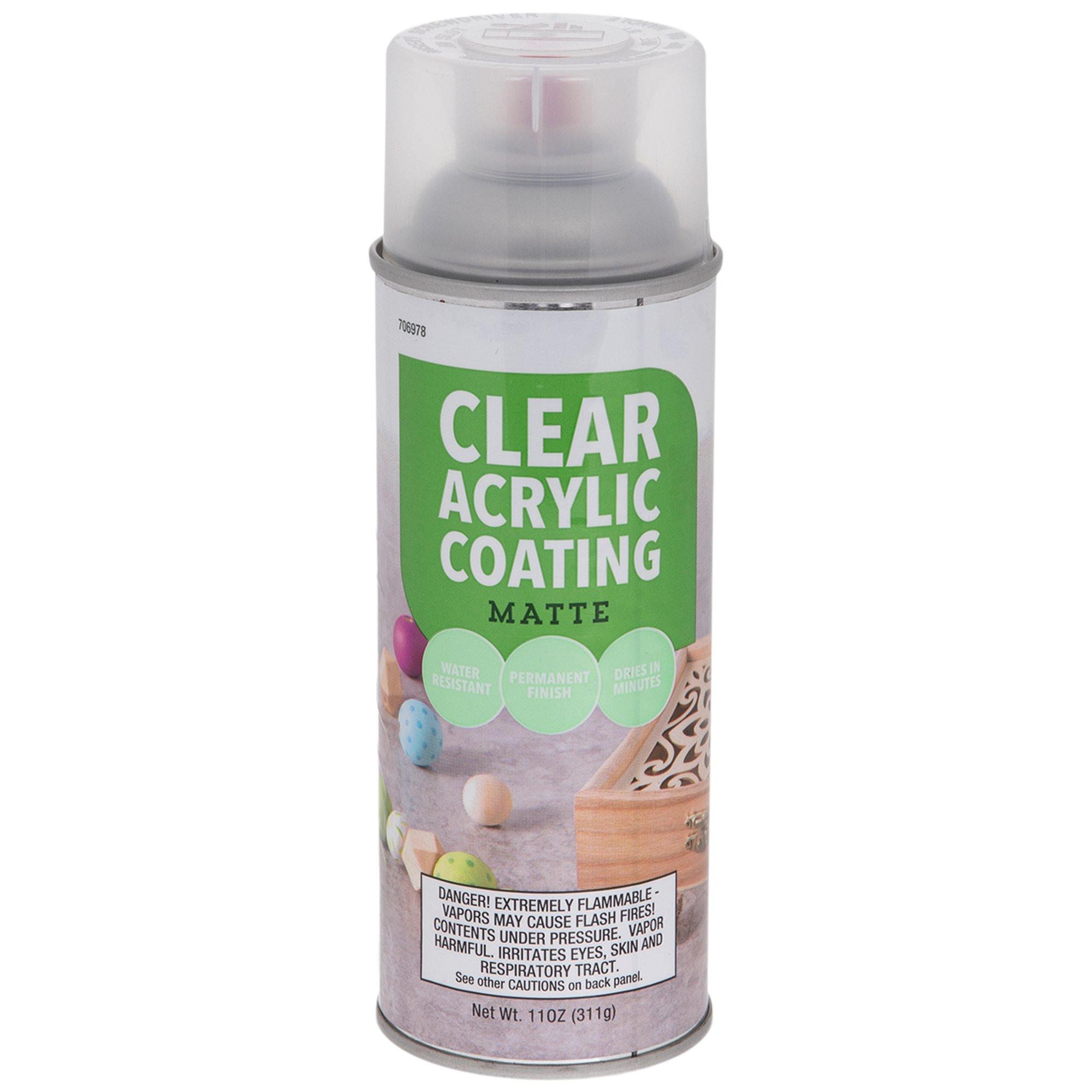 Clear Acrylic Coating Spray Lacquer, Hobby Lobby