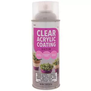 Satin Clear Acrylic Coating Spray Paint