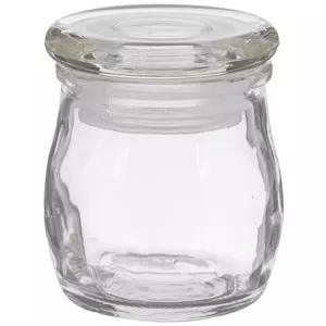 Event Blossom eb3023np DIY Blank Glass Jar with Swing Top Lid - Mini