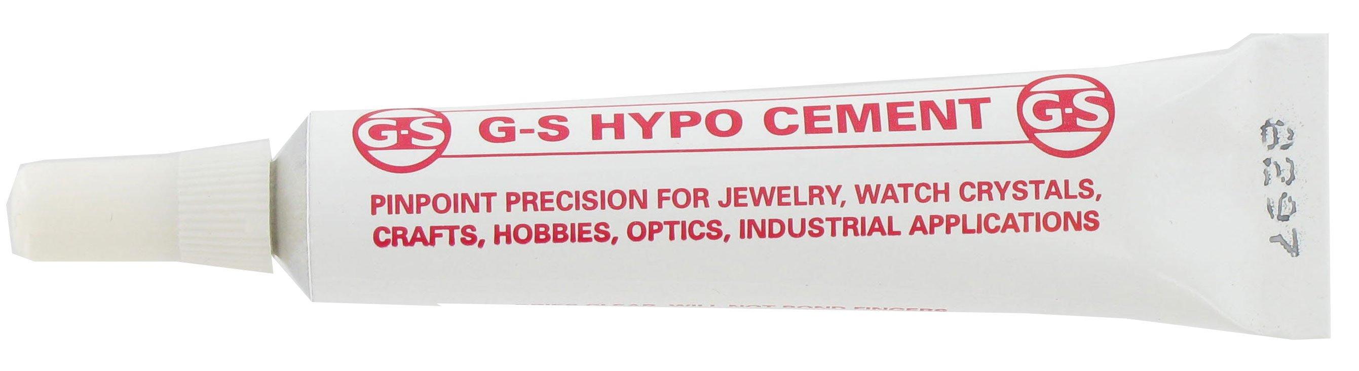 G-S Hypo Cement with Precision Applicator, 9ml 1/3 Fl oz,Jewelry Making Glue