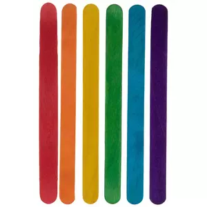 Colored Wood Craft Sticks - Super Jumbo, Hobby Lobby