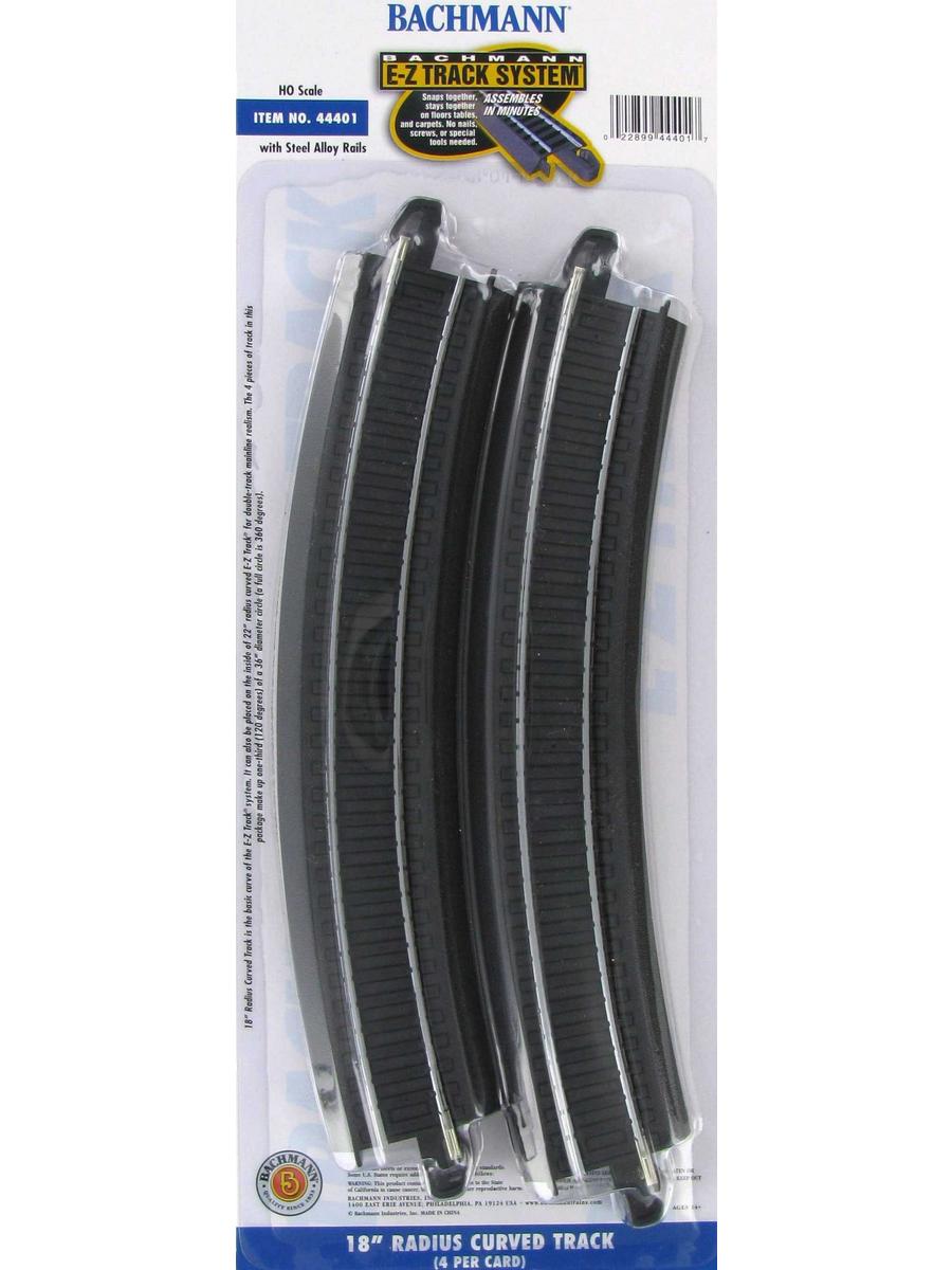 HO Scale Radius Curved E-Z Track - 18