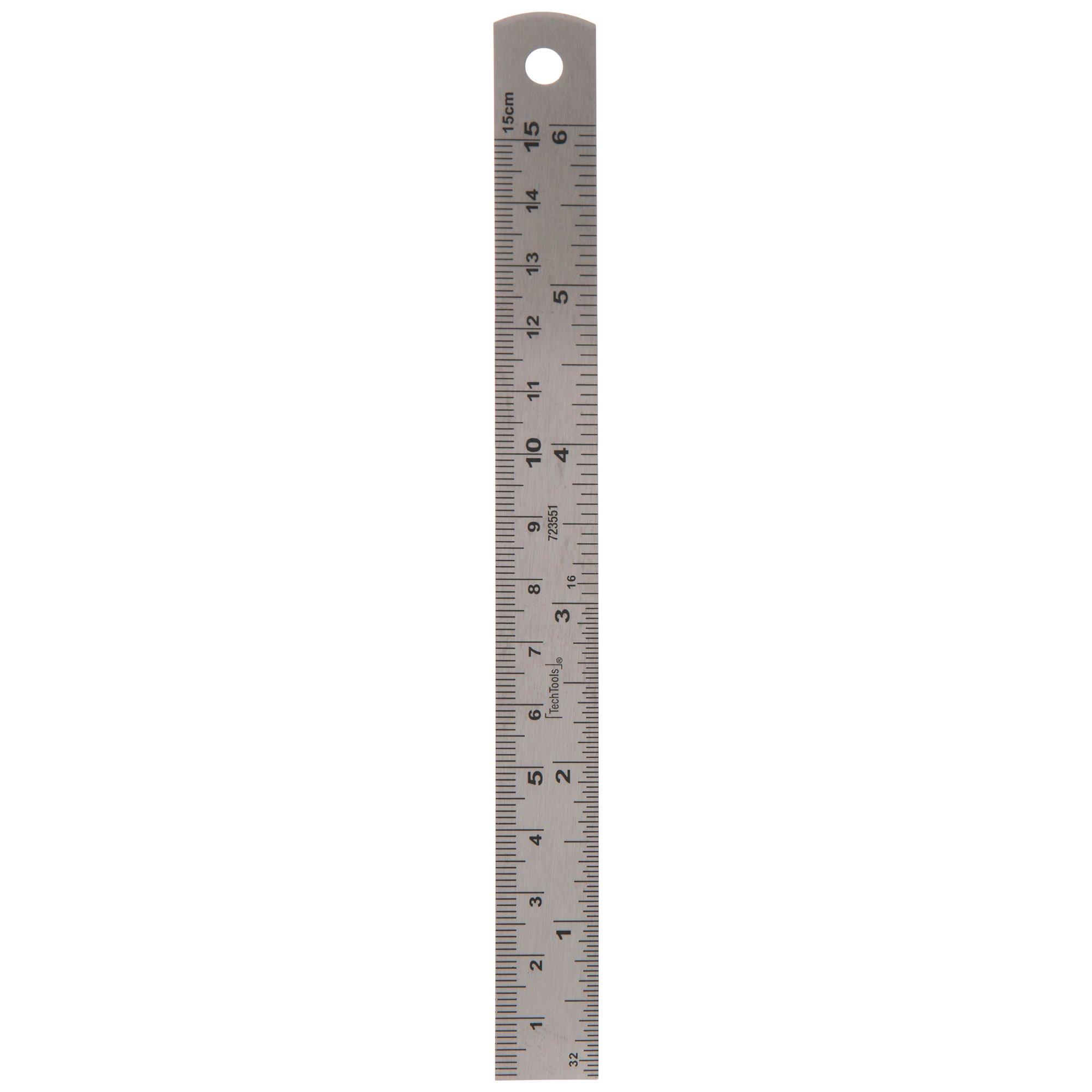 Stainless Steel Ruler 6 inch CLR6