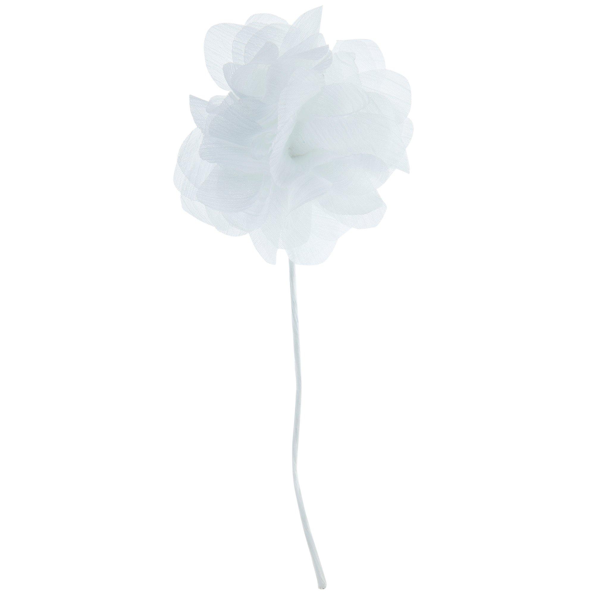 White Flower Suspender Clips, Hobby Lobby
