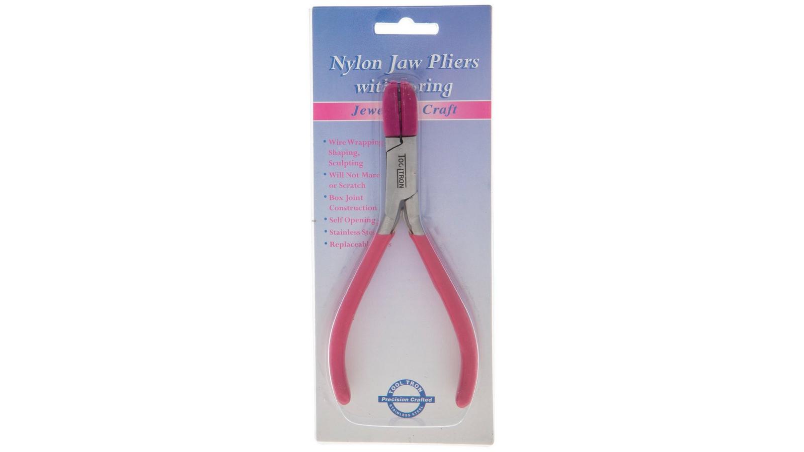 Pink Nylon Jaw Pliers With Spring Hobby Lobby 730796 - Main Image