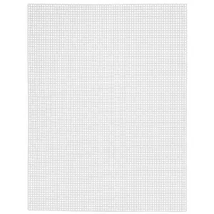 Plastic Canvas Sheet 7 Mesh 13.5 X 10.5 2 Pack Clear or 1 Sheet Blue, Brown  or Red 3 Plastic Canvas Heart Shapes 