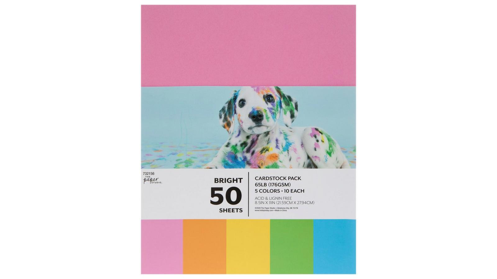 Bright Cardstock Paper Pack | Hobby Lobby | 732156